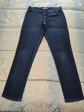 Bandolinoblu dark wash blue jeans, VG used condition, size 10